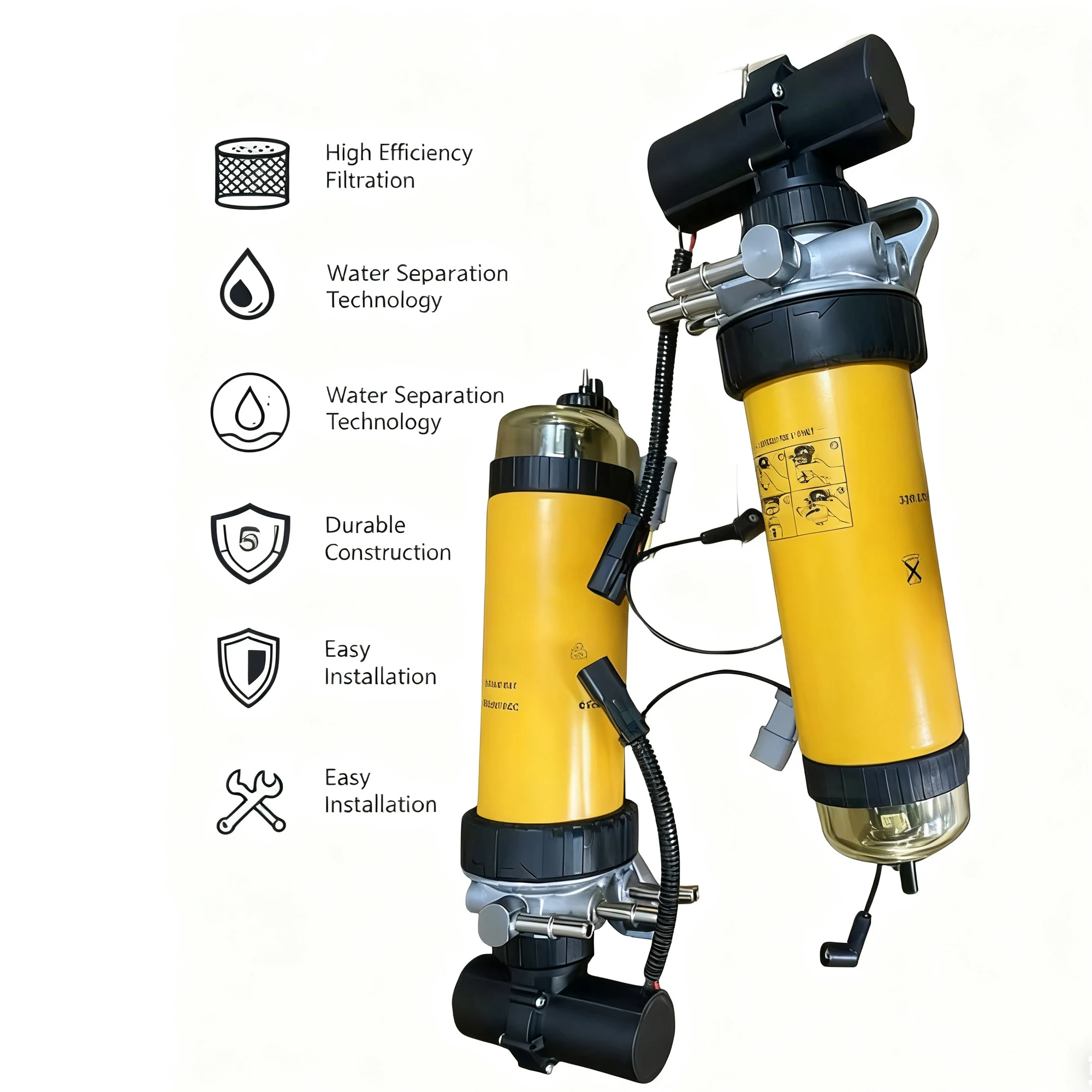 320/A7188 320/A7250 Fuel Water Separator Suitable for JCB Backhoe Loader
