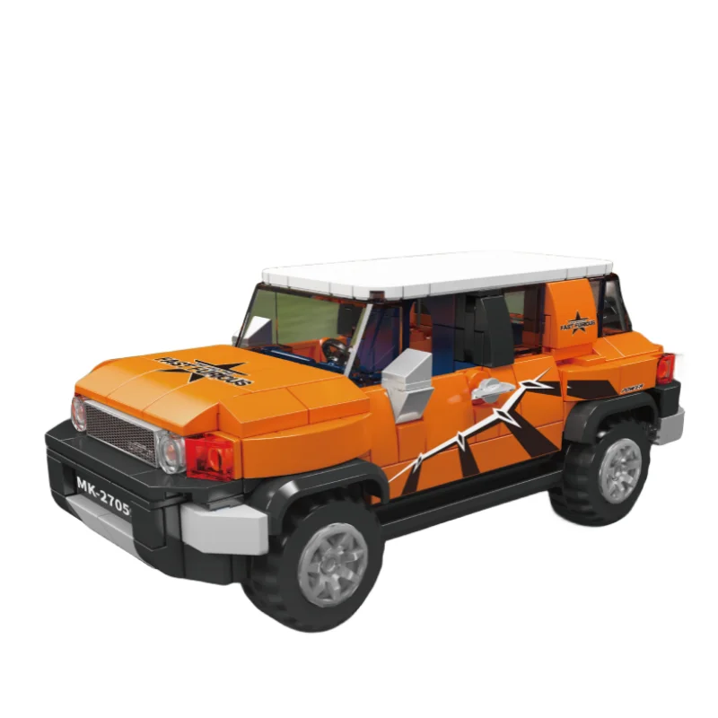 Racers Speed Champions MOC FJ Cruiser Jeep Sport Racing Car Model 414PCS Building Blocks Brick Puzzle Toys for Children Gift