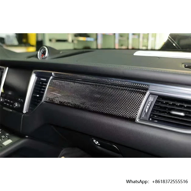 

2018 2019 2020 2021 2022 Real Dry Carbon Fiber Interiors Trims 8 PCS for Porsche Macan Car Interiors Cover