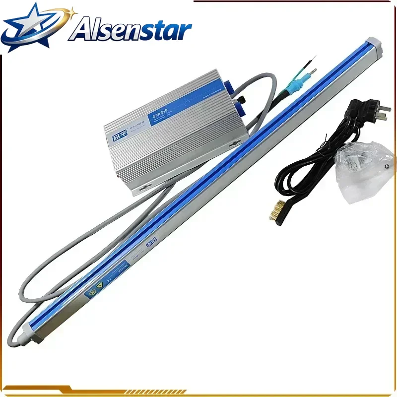 45-100cm Ionizing Air Bar Anti Static Ionizing Bar with High Voltage Generator 110V 220V Electricity Remover Ionizing Air Rod