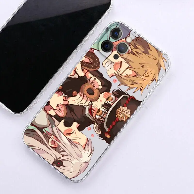 Japan Cartoon Animation Toilet Bound Hanako Kun TPU Case for iPhone 13 11 12 Mini Pro X XS XR Max 7 8 6 Plus SE 2020 Back Cove