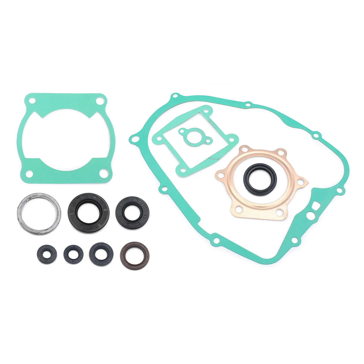 Zubehör Motorrad-Motorkopf Kompletter Dichtungssatz Öldichtungen Ober- und Unterbauteil-Set Kompatibel mit Yamaha Blaster 200 YFS200 1988-2006 – Detail 2