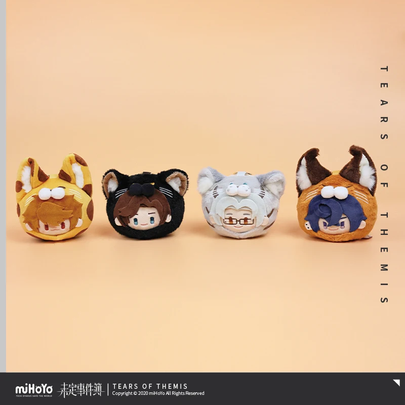 Official MiHoYo Tears of Themis Soft Stuffed Keychain Marius Hagen Luke Key Ring Bag Pendant Cosplay Accessories Fan's Gift
