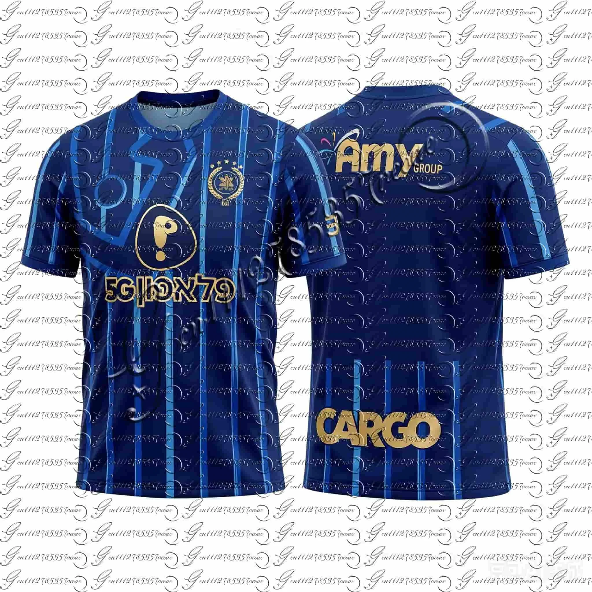 Modern Trend Football Fans Maccabi Tel Aviv 26-27 Jersey Adult Kids Athleisure T-Shirt Summer Breathable Soft FamilyMatching