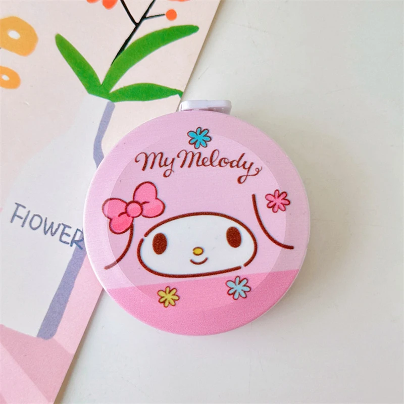 Girly Heart Hello Kitty Anime Kawaii Sanrio Measuring Clothes Tape Cute Kuromi My Melody Circumference Ruler Gifts for Girls