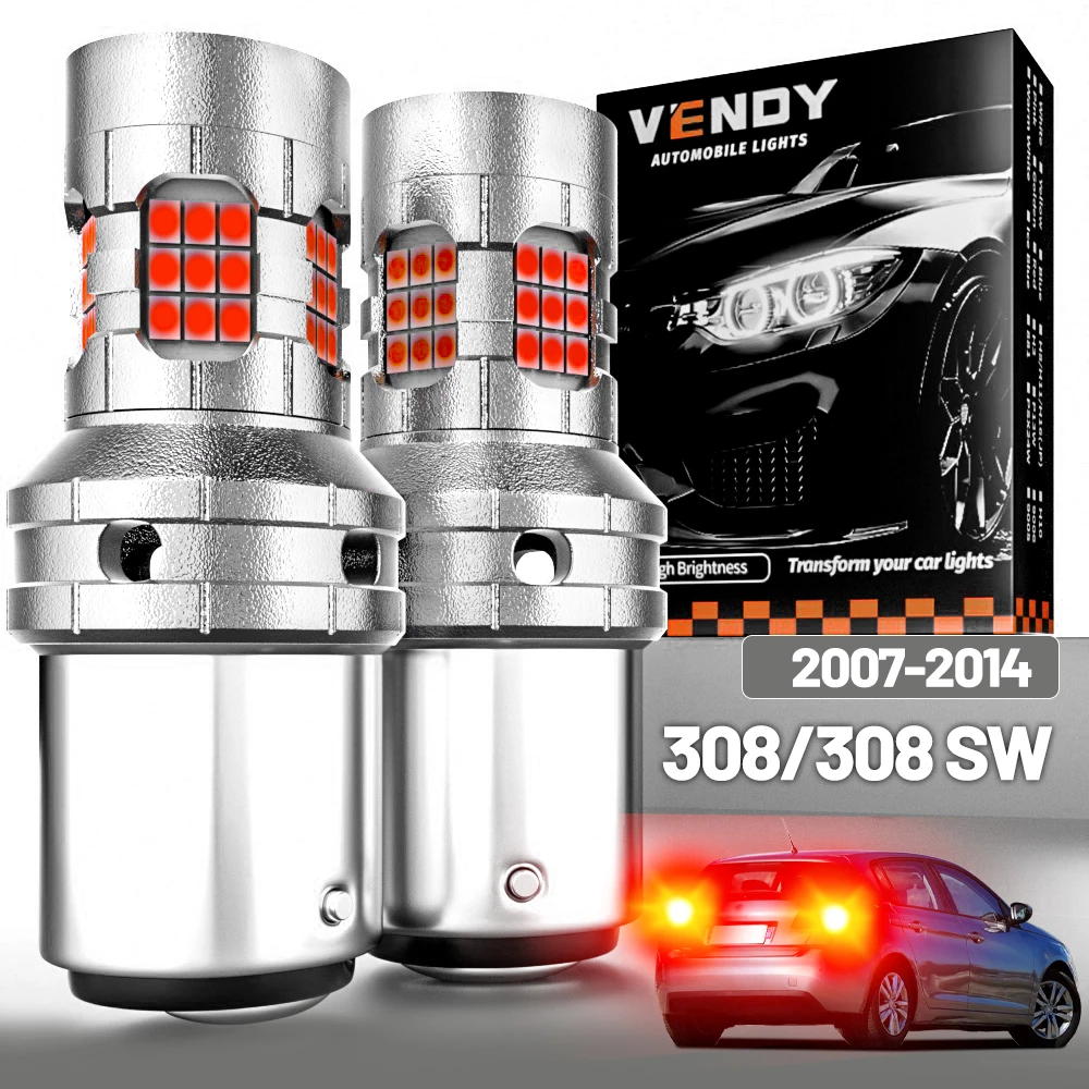 

2pcs LED Brake Light For Peugeot 308 SW I 2007-2014 2008 2009 2010 2011 2012 2013 Canbus Accessories