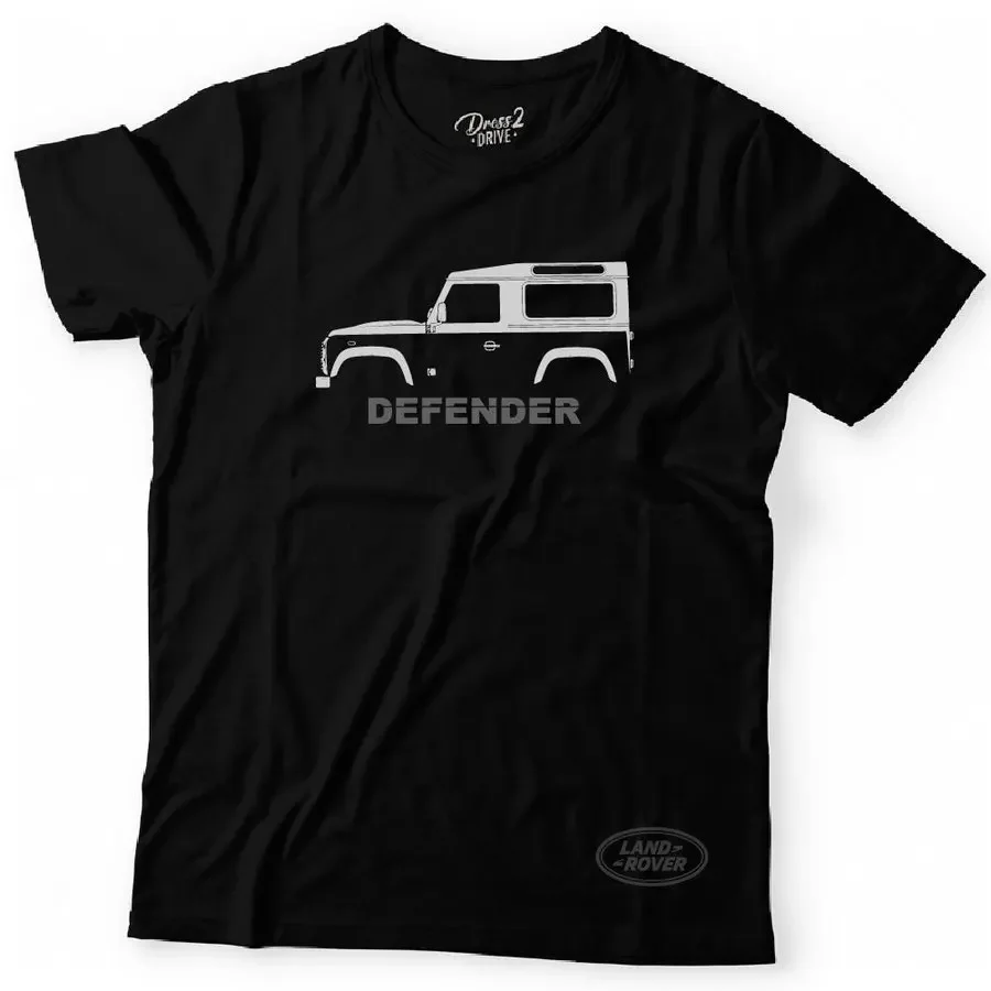 

Car Lovers T-shirt Land car Rove car Defender 90 110 Men's and Women's Short-Sleeved with Patterns for Summer