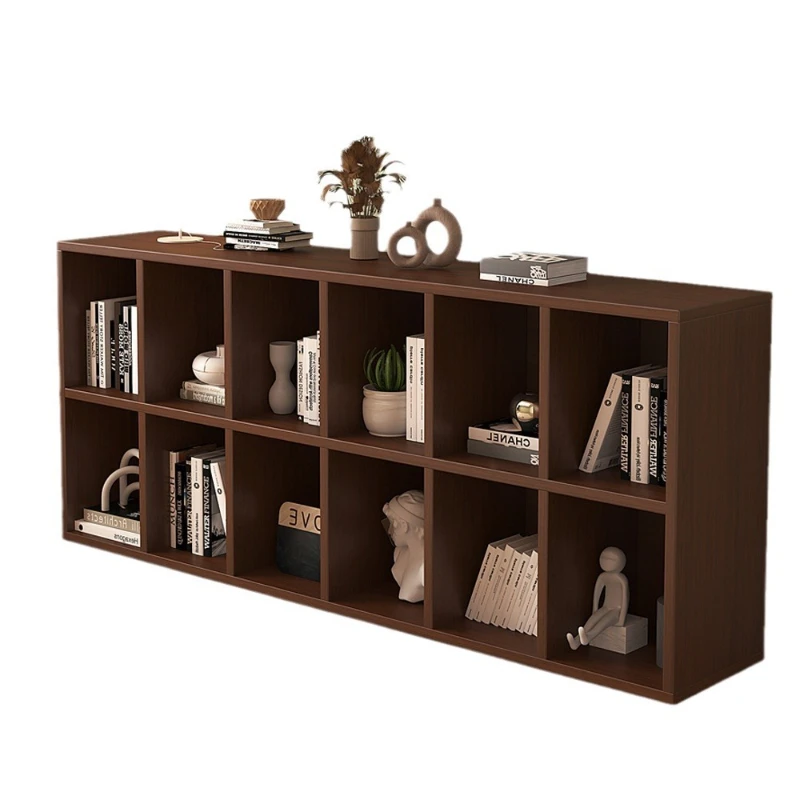 無垢材壁掛け式フロア収納ラック 家庭用多層収納 防塵収納