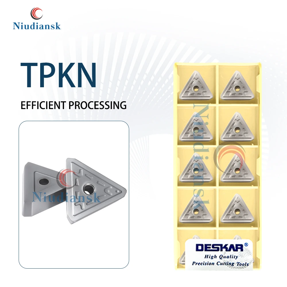 

10PCS Numerical Control Milling Blade TPKN1603PDTR TPKN2204PDTR LF6018 Milling Cutters Processing Stainless Steel Cutting Tools