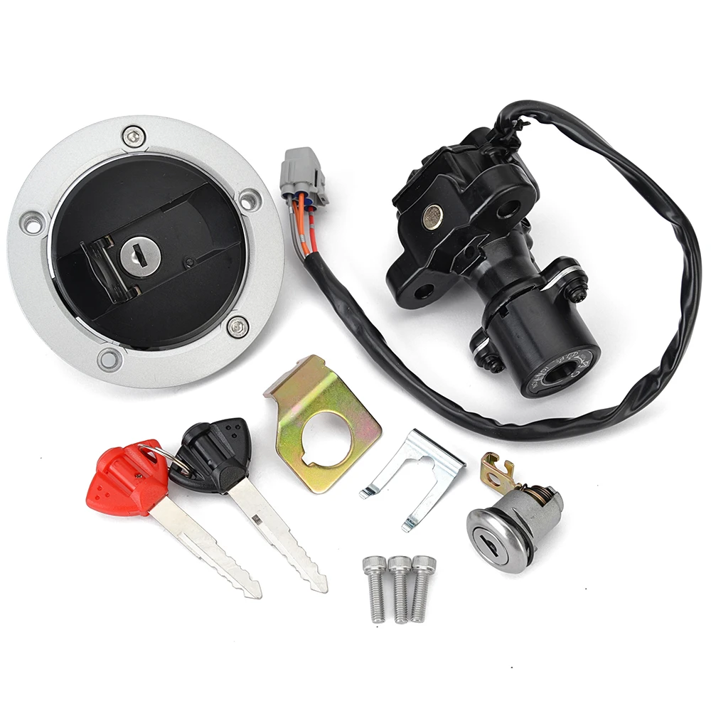 

GSX-R 600/750/1000 Крышка топливного газа, переключатель зажигания, замок сиденья с комплектом ключей для Suzuki GSXR600 GSXR750 06-18 GSXR1000 05-18