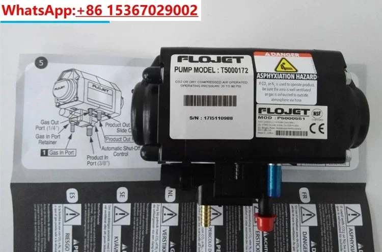 For Flojet T5000140  Cola BIB Pump Syrup Pump Cola Machine Beverage Machine Adjusting Machine Accessories