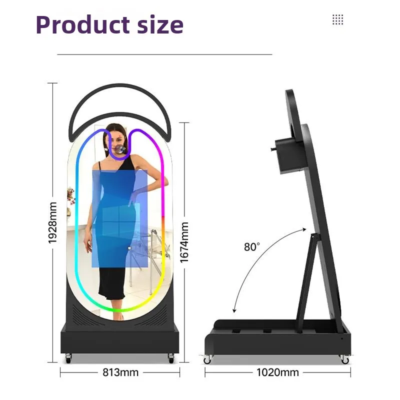 Mirror photo booth booth magic mirror, fitness mirror makeup mirror