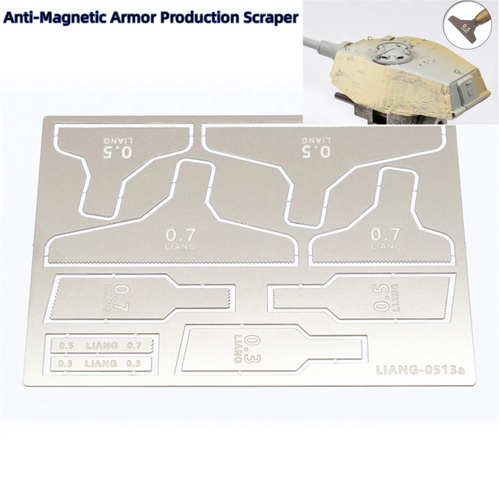 

For LIANG-0513a Anti-Magnetic Armor Production Scraper Toy Accessories