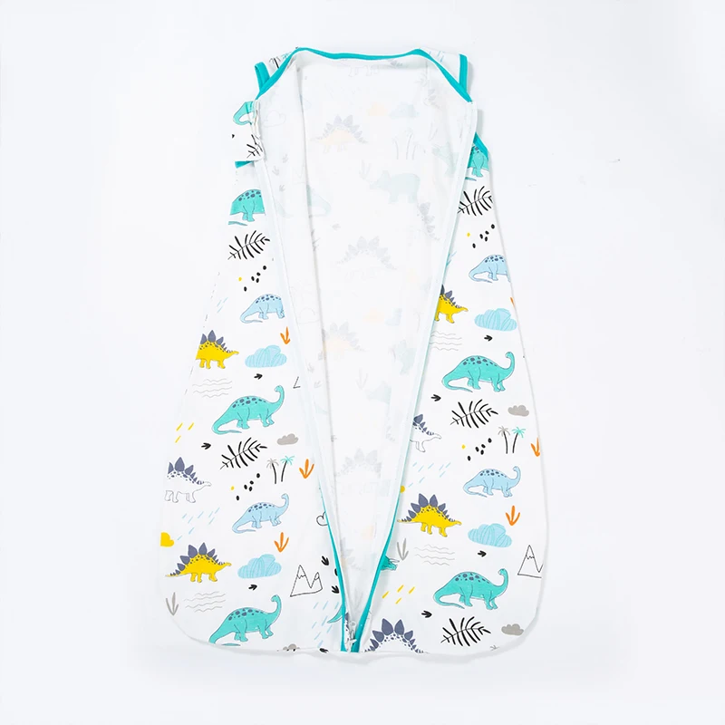 Baby Sleeping Bag Newborn Summer Cotton Print Vest Sleep Sack Children\'s Anti-kick Quilt Infant Sleeveless Sleepsacks For 0-3