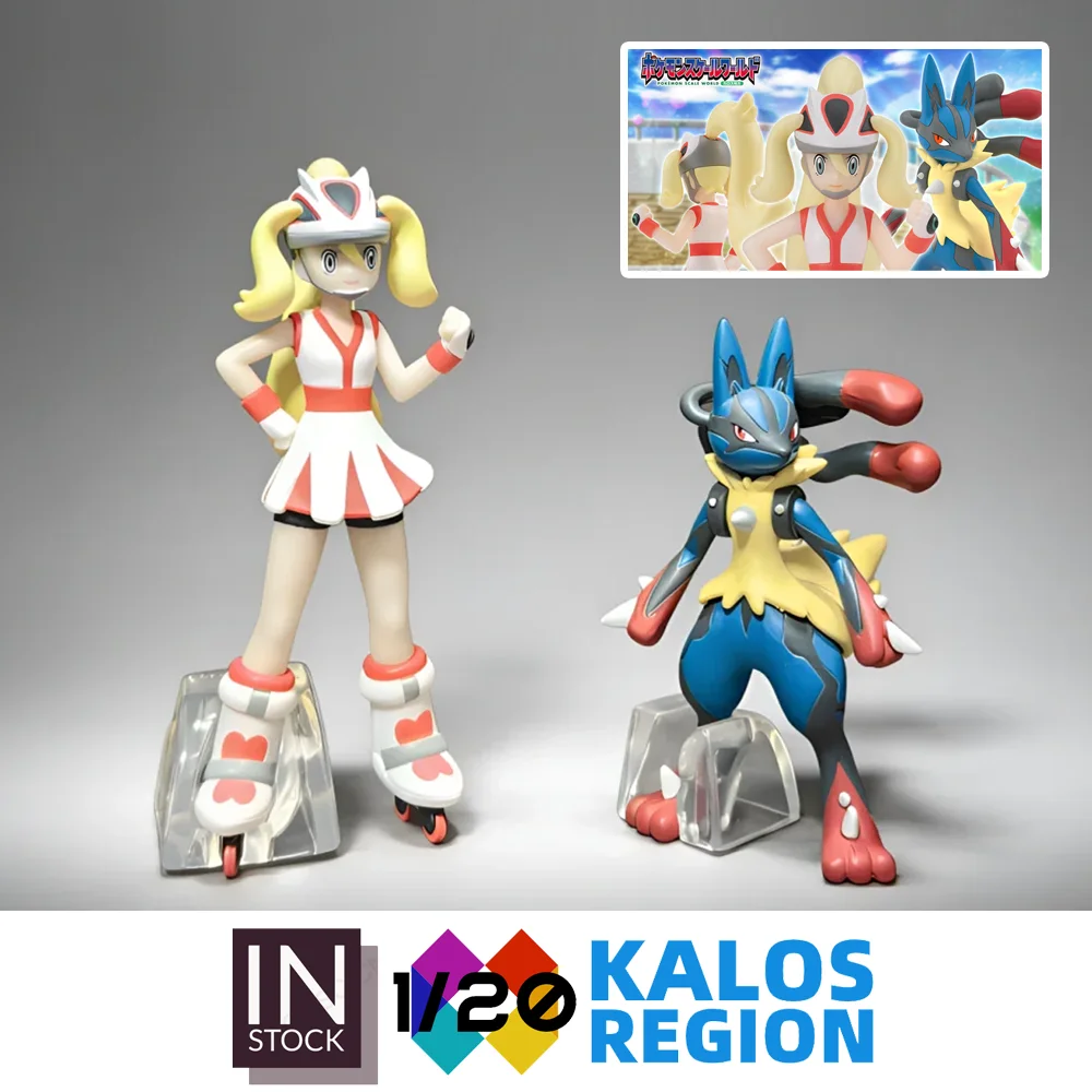 

[In Stock][BanDai]1/20 PVC Scale World [PVC][Kalos Region] – Korrina & Mega Lucario