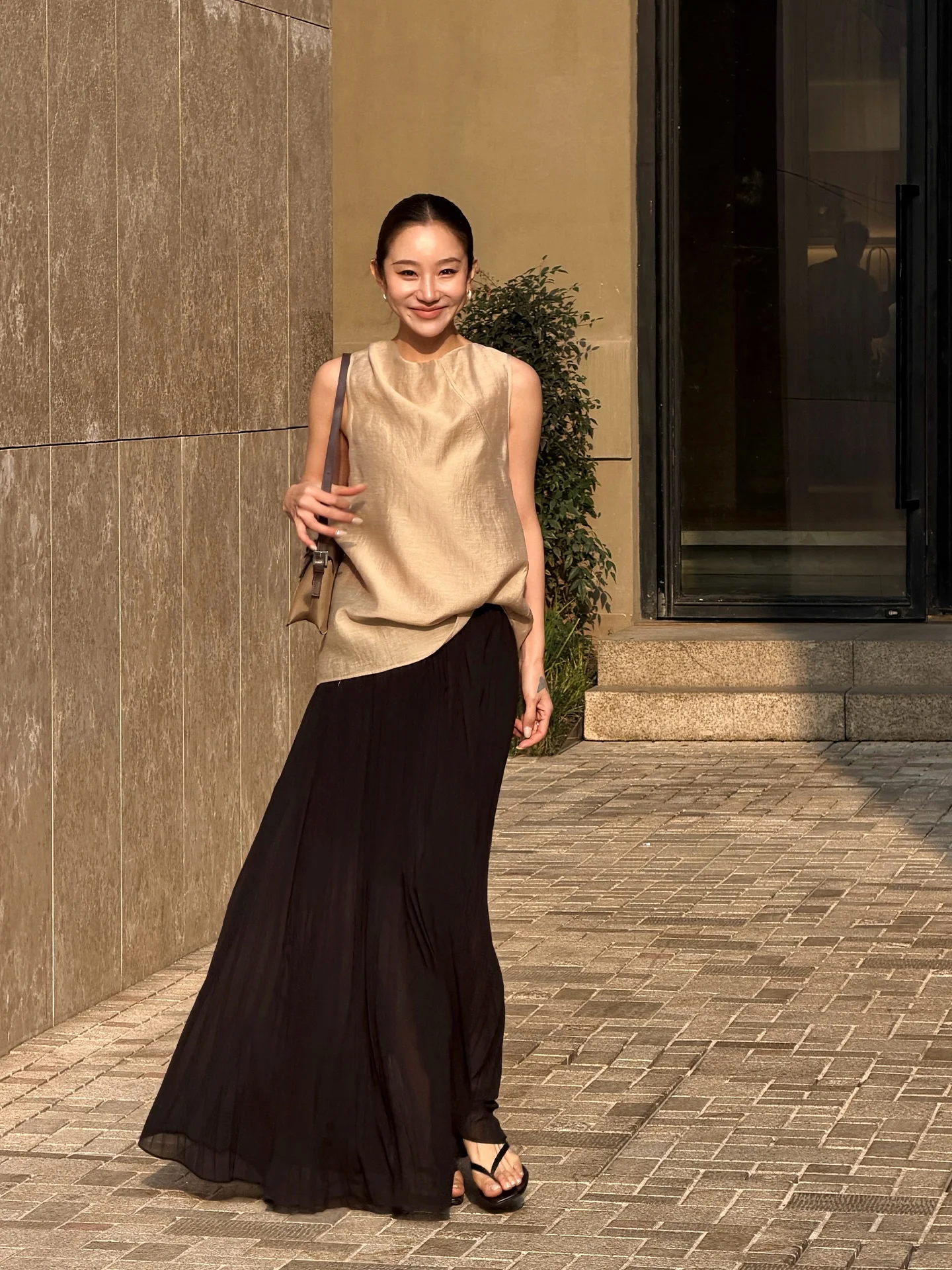 

Юбка LiHuiEr Design Sensation: Легкая плиссированная юбка с высокой талией для женщин, весна, роскошный дизайн