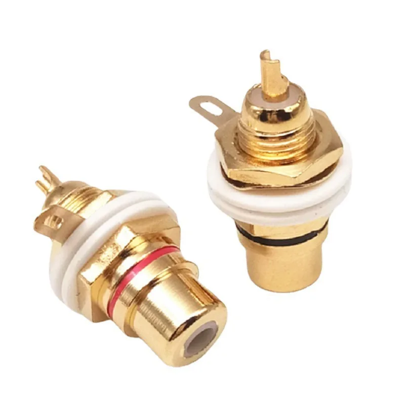Terminal Jack Plug RCA Female Socket Chassis Panel Amplifier Speaker Connector