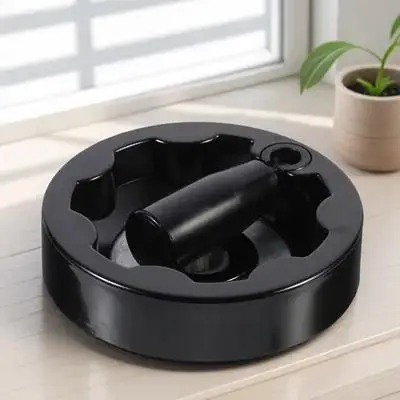 

Foldable Bakelite Foldable Revolving Handle Wheel Durable Ripple Handwheel for Milling Lathe Machines Easy Installation