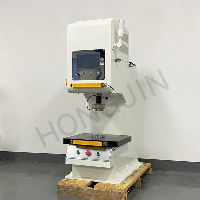 Desktop Servo Electronic Press Small C-Type Hydraulic Press Motor Motor Iron Core Riveting Press