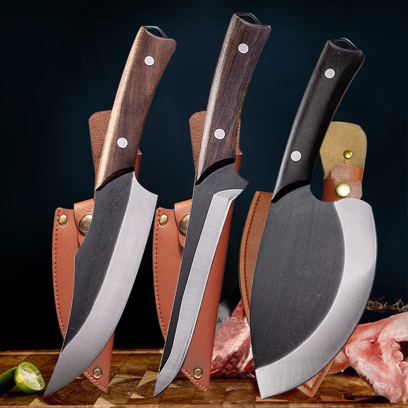 

Forging Deboning Knife Chef Peeling Cutting Knife for Fruit Vegetable Razor Sharp Kitchen Butcher Paring Chopping Knife