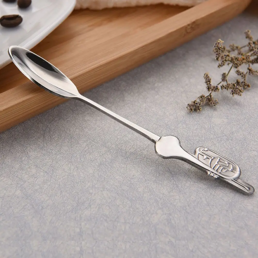 

Creative Long Handle Kitchen Gadget Dining Bar Teaspoon Tableware Flatware Coffee Spoon