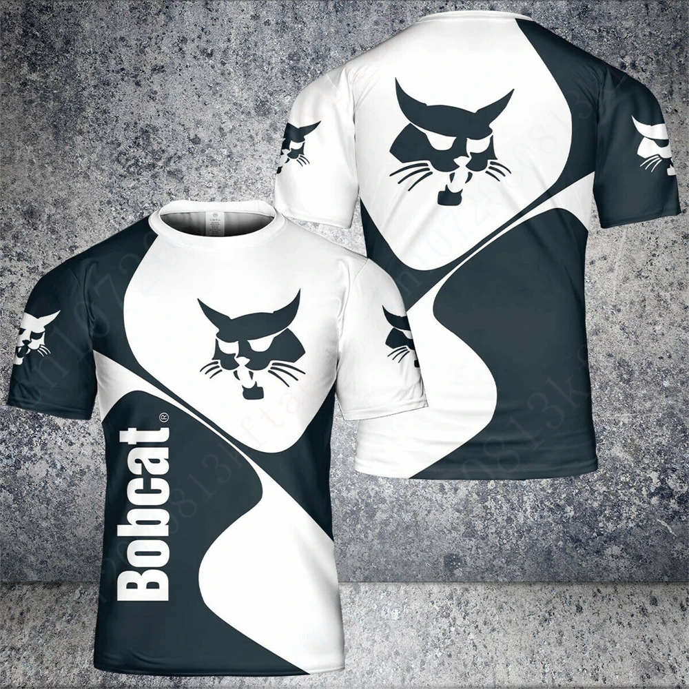 

Одежда Bobcat, Повседневная футболка большого размера, Футболки унисекс, Харадзюку, дышащая футболка с коротким рукавом, топ, аниме футболка для мужчин и женщин