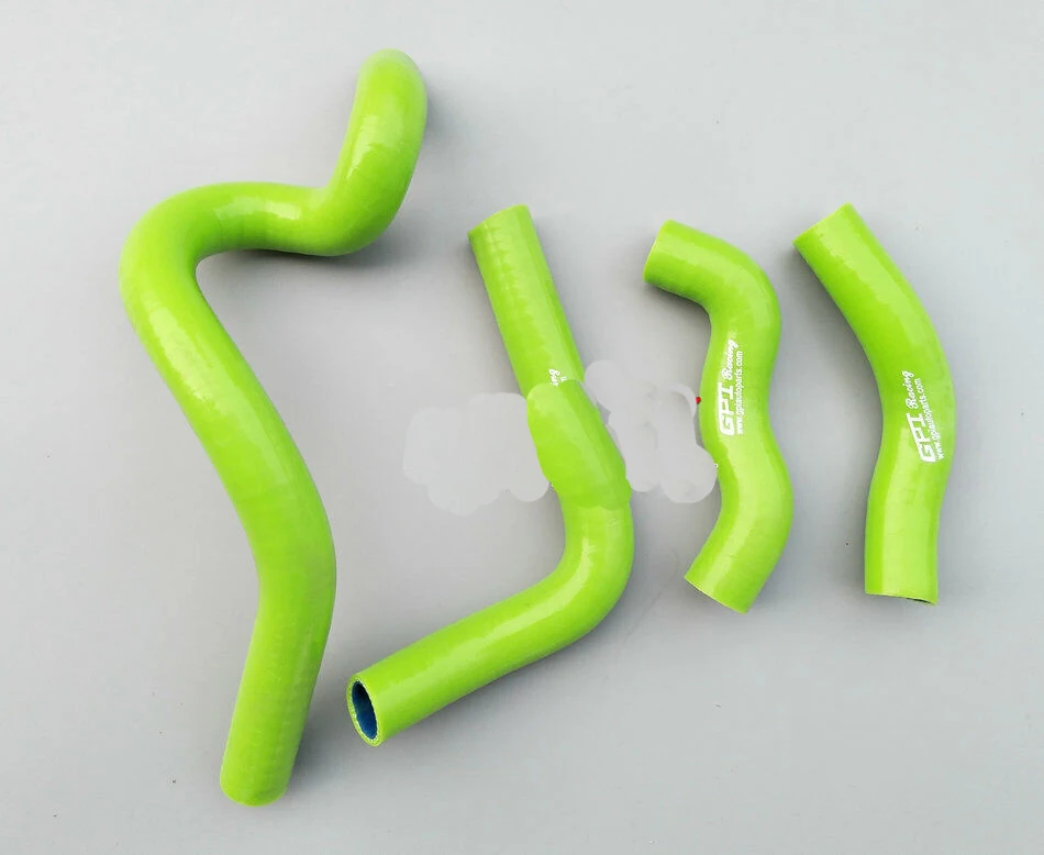 Green Silicone Radiator Hose For 1993-1996 Kawasaki KLX650 1993 1994 1995 1996