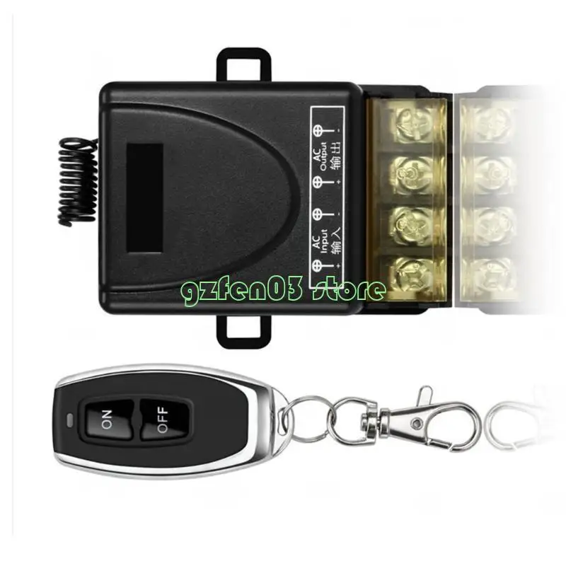 

W0YC 220V 30A Wirelesses Relays Switches LED Remote Control Transmitter for Lighting
