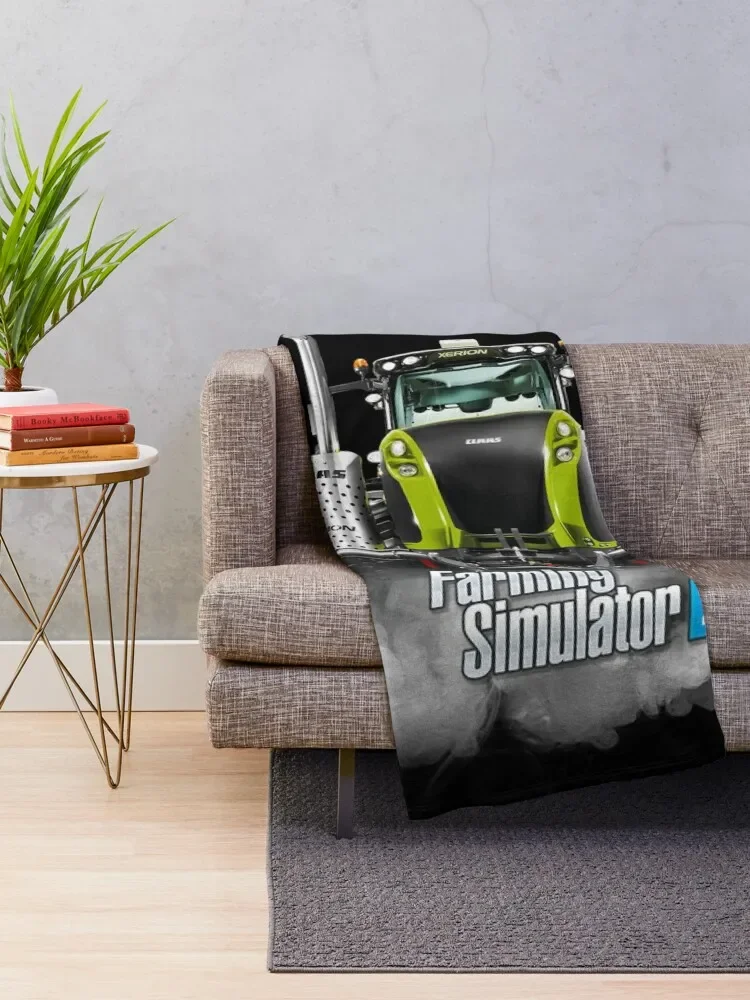 Farming Simulator Mask 22 Class Xerion Throw Blanket For Sofa Thin for winter Blankets