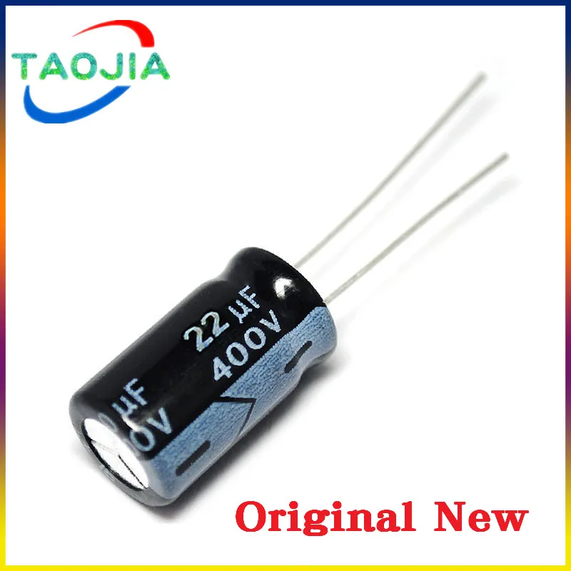 10PCS Higt quality 400V22UF 13*20mm 22UF 400V 13*21 Electrolytic capacitor