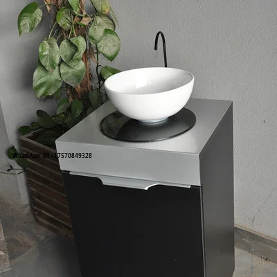 Exhibition Electric Portable Basin Sink Washbasin Washbasin with water tank, no plumbing and heating function view 4