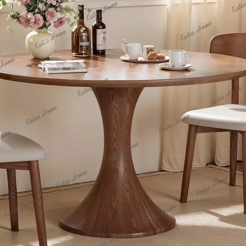 LD Casual Negotiation Dining Table French Balcony Household Dining Table Small Apartment Home Furniture