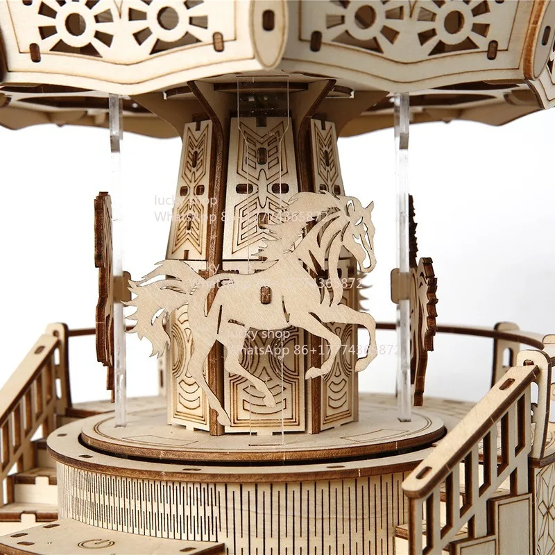 

New Music Carousel Three-dimensional Children's Puzzle Music Elements