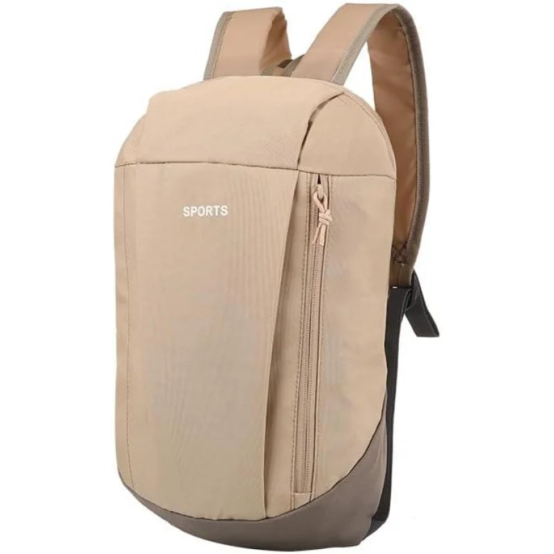 Mini sac à dos pour hommes et femmes, voyage décontracté, léger, double sac à bandoulière, kaki