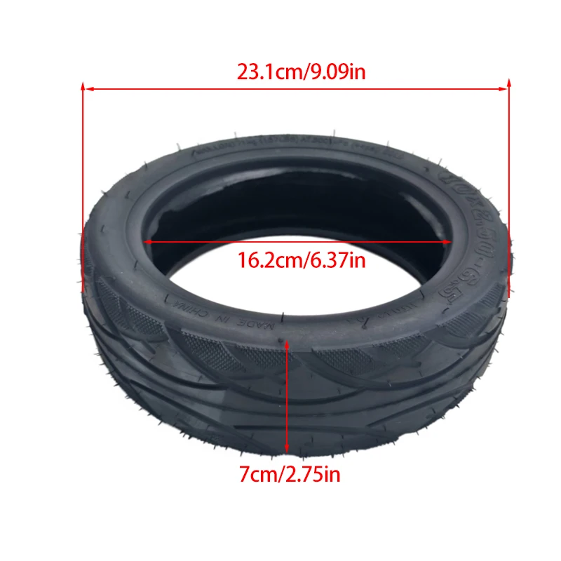 For NINEBOT MAX G30 G30P G30LP G30LE Electric Scooter Tyre 10X2.50-6.5Tubeless Tire 10 Inch Tire Compatible with 10X2.50-6.5