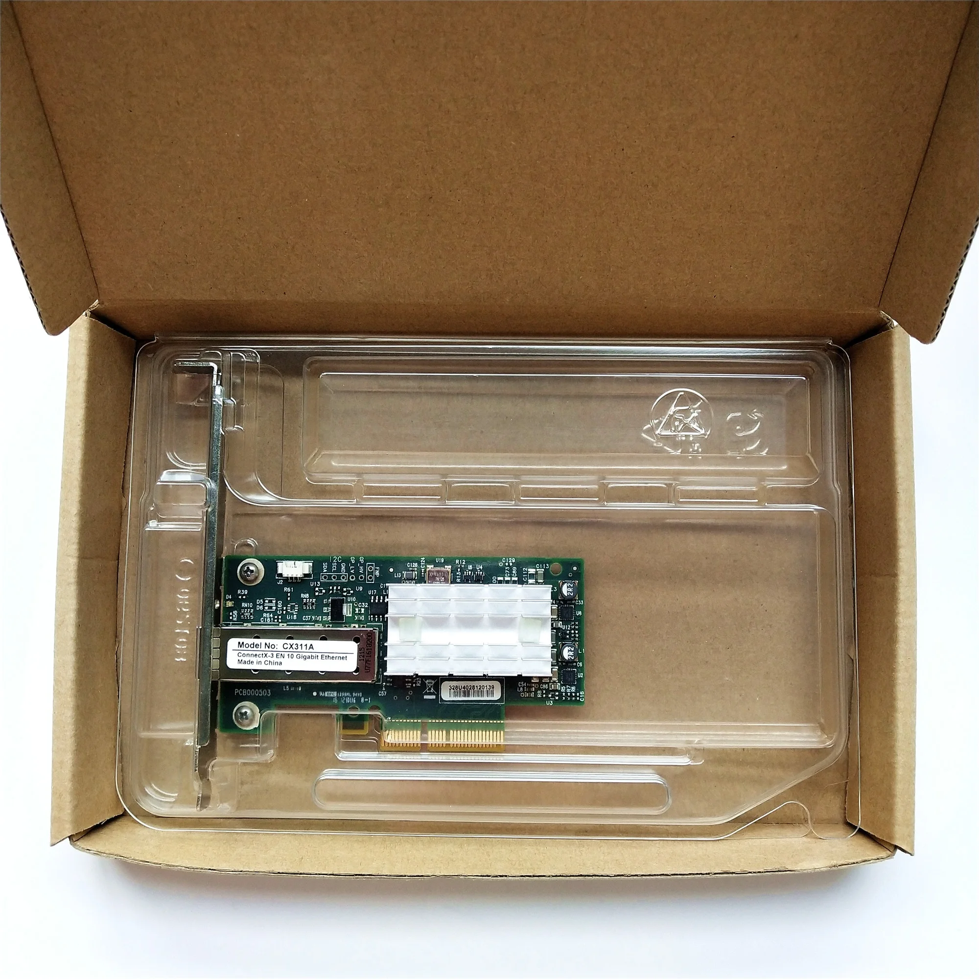 Mellano MCX311A-XCAT CX311A ConnectX-3 Kartu ETHERNET ADAPTOR JARINGAN Port Tunggal
