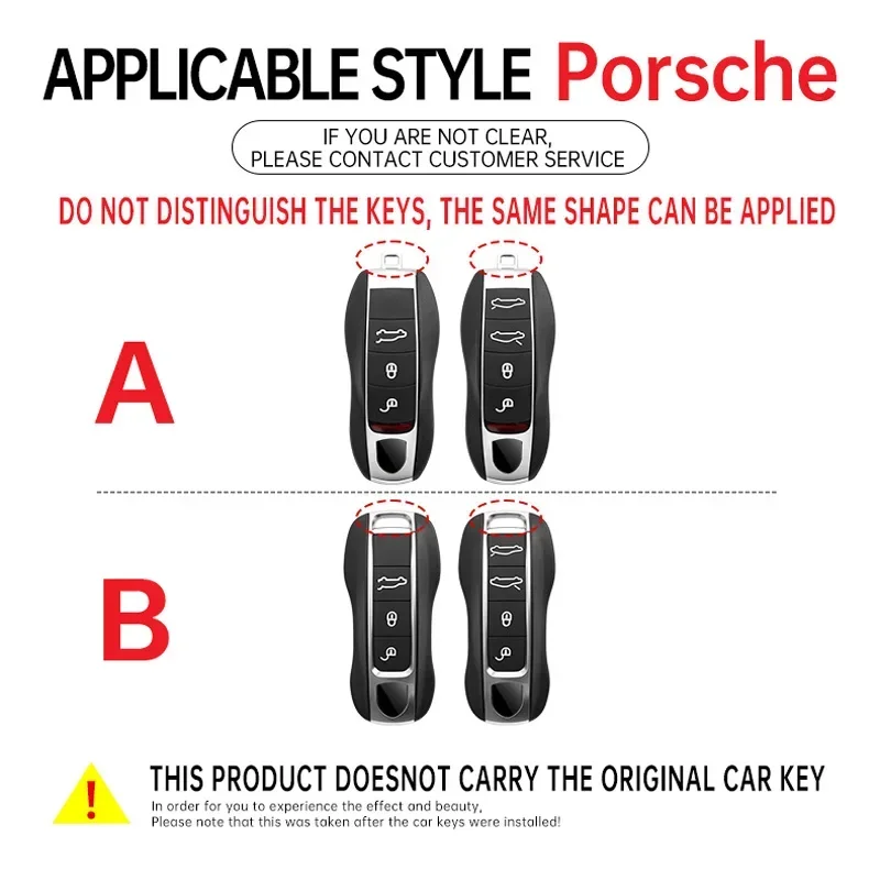 가죽 자동차 원격 키 케이스 커버, 보호 쉘 가방, 포르쉐 718 카이엔 파나메라 911 마칸 타이칸 카이맨 박스터 971 970 981