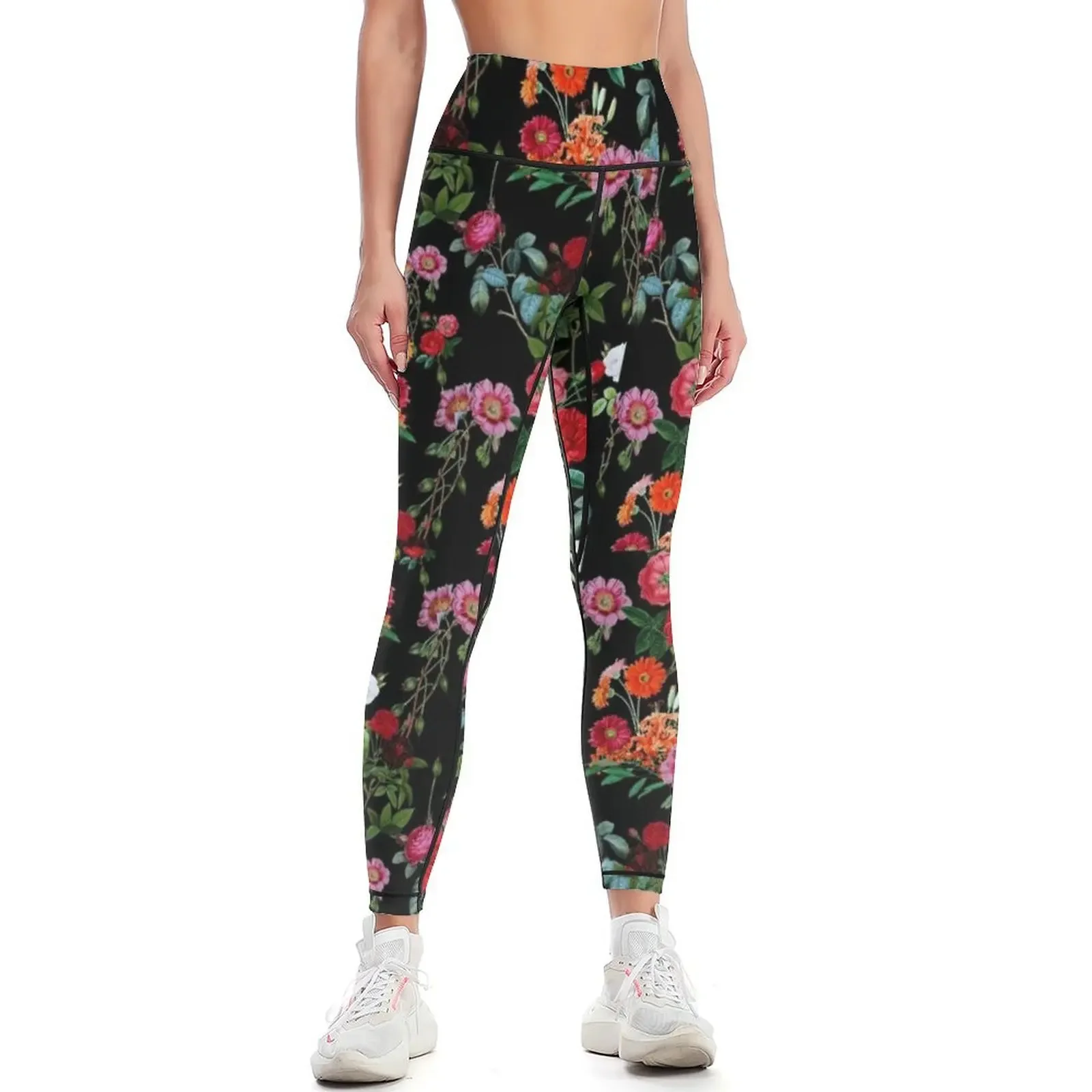 

Botanical Pattern Leggings Women's high waist sport set sporty woman push up Sweatpants Womens Leggings