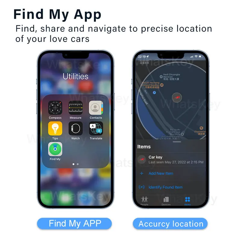 Car OBD Tracker With Find My APP for Apple GPS Locator Vehicle Anti-lost Tracking Device Free App Monitor L1 Replace AP100