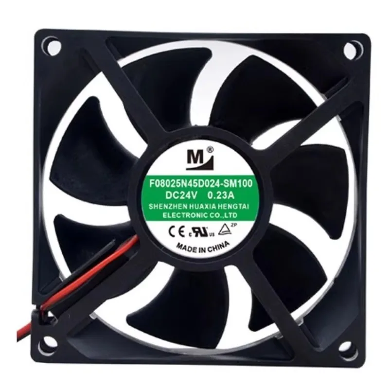 

New Fan for F08025N45D024-SM100 8025 24V 0.23A Inverter Cooling Fan 80*80*25MM