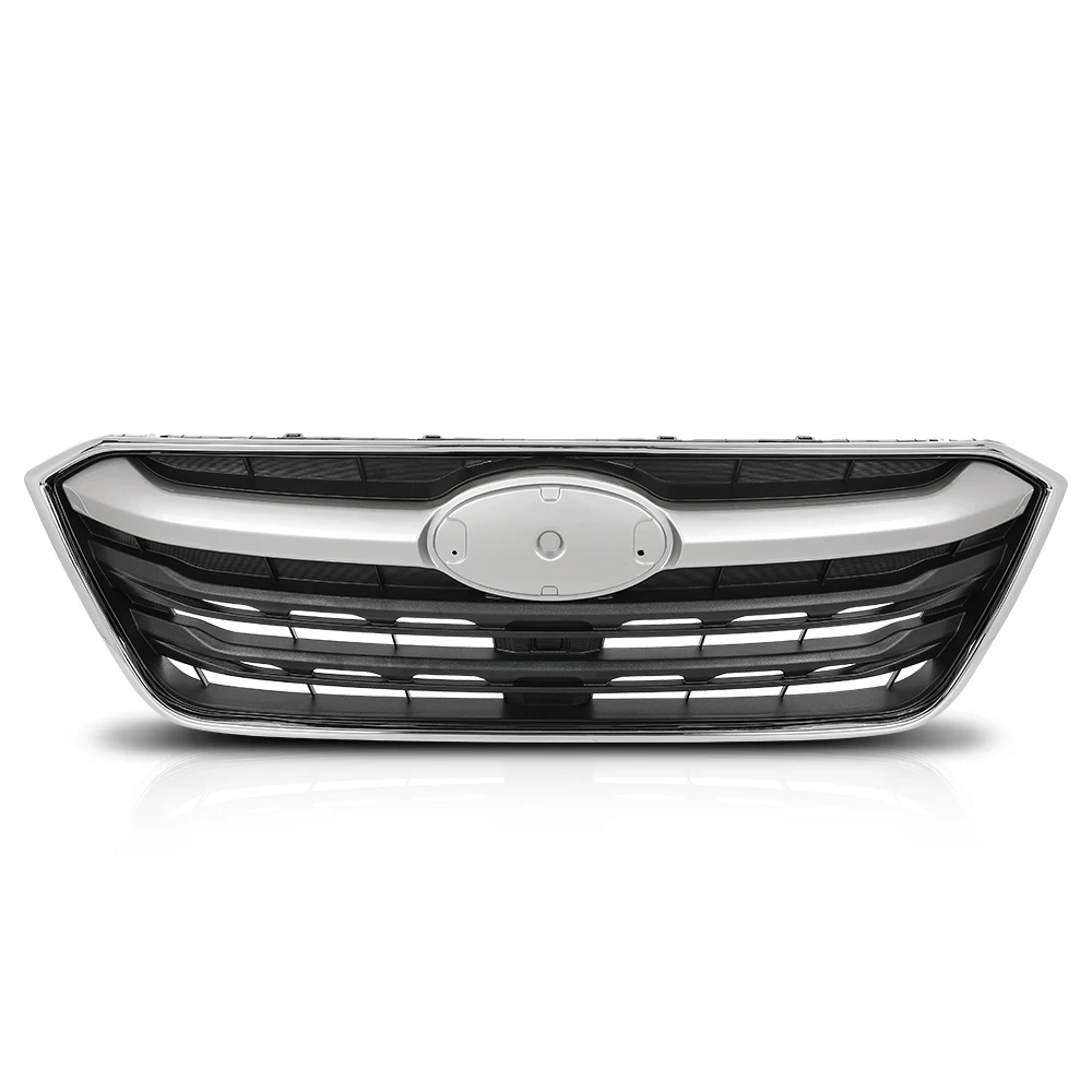 Fit For 2020-2022 Subaru Outback Front Bumper Upper Grille Grill Black Chrome