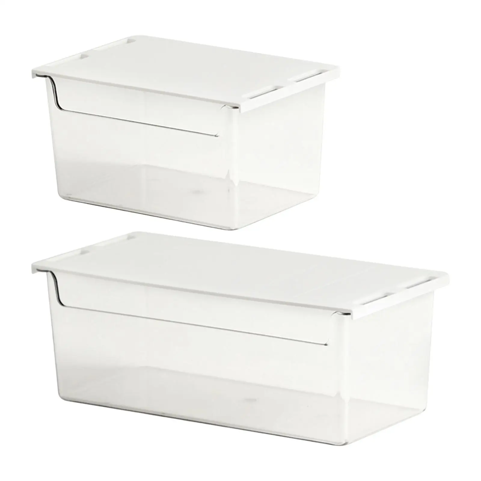 Under Desk Storage Drawer Container Sticky on for Home Stationery School