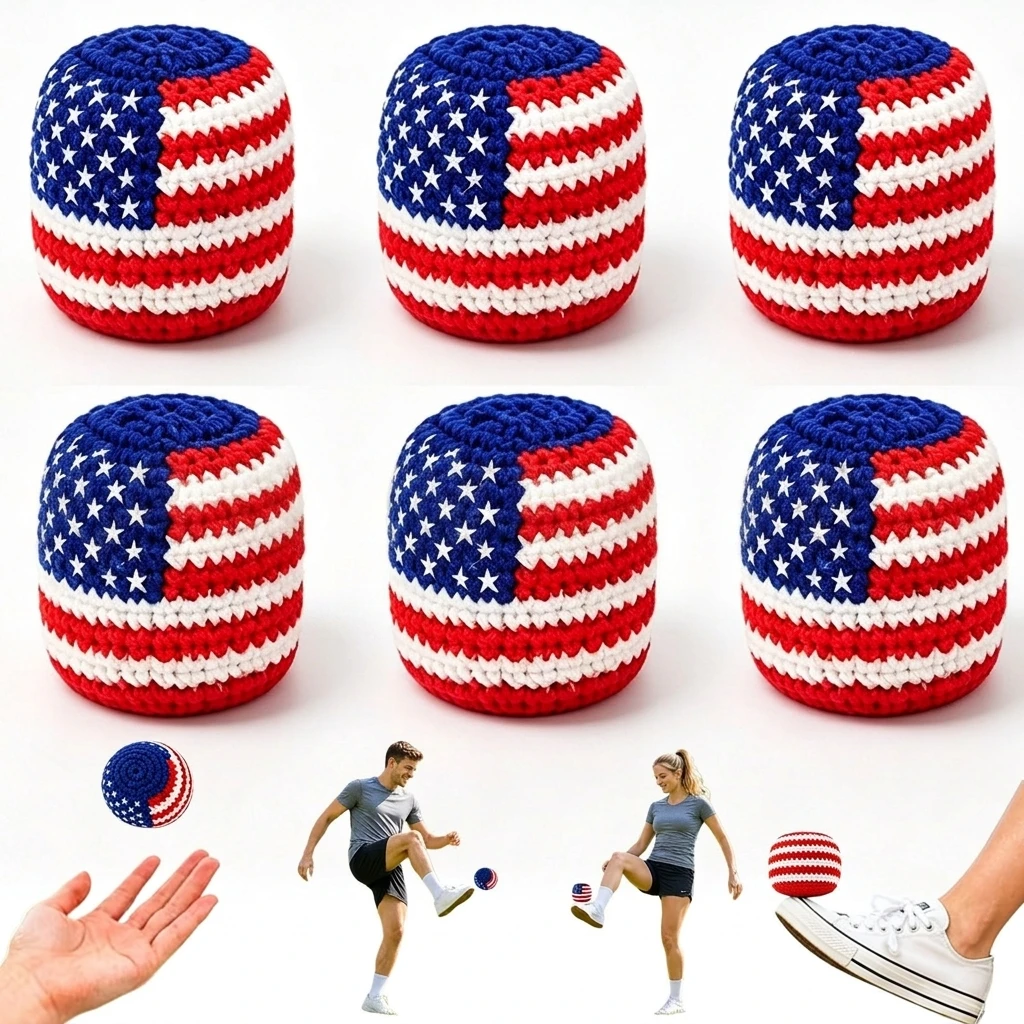 Juggling Balls Cotton Yarn Crochet Training Props Stable Flight for Yoga Balance Sensory Education Durable Soft 6pcs Set