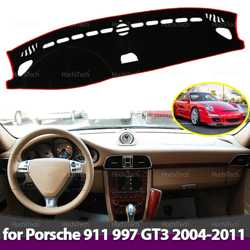 

Автомобильный антигрязный коврик, солнцезащитный козырек для приборной панели, новый чехол для приборной панели для Porsche 911 997 GT3 2004-2011 2006 2007 2008 2009