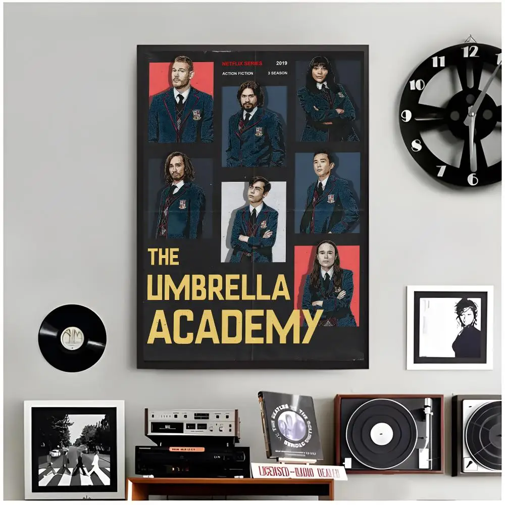 superhero series T-The Umbrella Academy Poster Modern Wall Art Home Decor Living Room Decorative Print Unframed