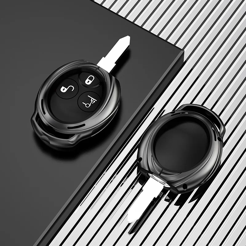 zinc alloy Suitable for Mercedes-Benz key bag Smart Fortwo 450 and Forfour Roadster 451 Roadster City Coupe Cabrioz Keyless