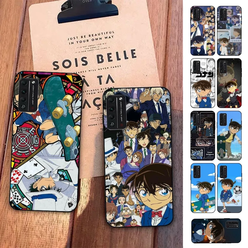 Japanese Cartoon D-Detective C-Conan Phone Case For Huawei Honor 10 Lite 9 20 7A 9X 30 50 60 70 Pro Plus Soft Silicone Cover