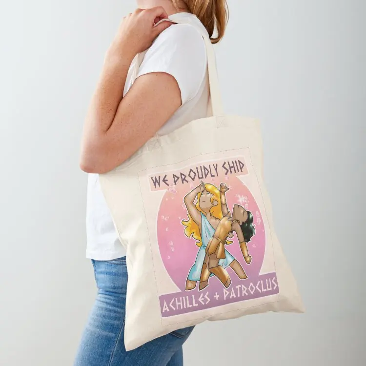 

Achilles + Patroclus Tote Bag cloth bag woman custom tote bag shopping trolley Shopper handbag