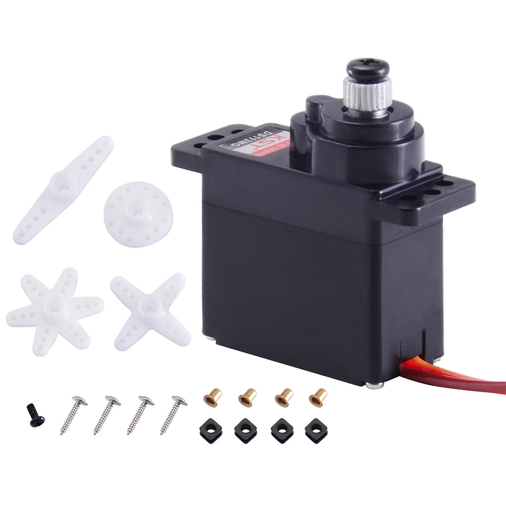 KST DS113MG 4.8-6.0V 2.2kg 12g High Torque Metal Gear Brushless Digital Servo Core Motor For 450 RC Helicopter 30E Fix-wing