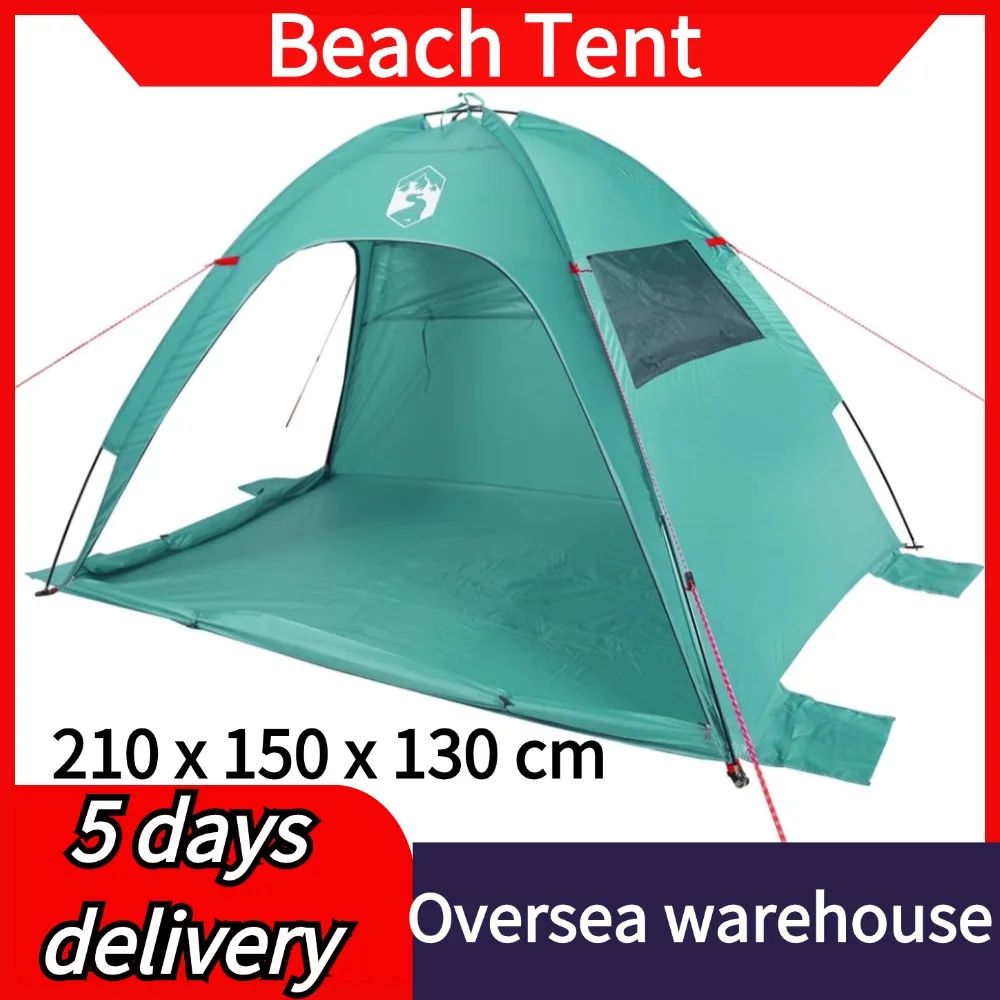 Quick Automatic Beach Tent Outdoor Beach Shade Sun Shelter Tent UPF50+ Portable Beach Canopy For Camping Fishing